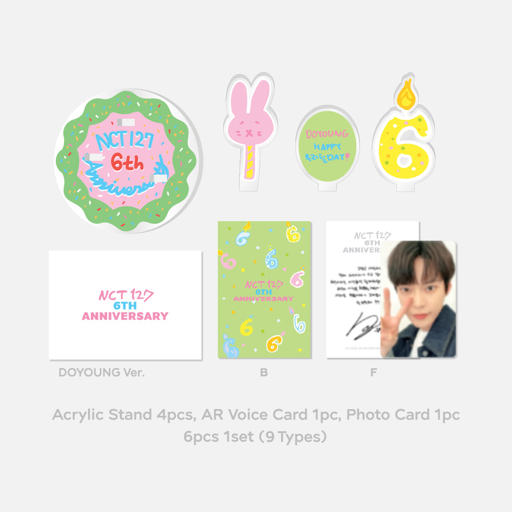 NCT 127 | 6th Anniversary | ACRYLIC STAND & AR VOICE CARD SET