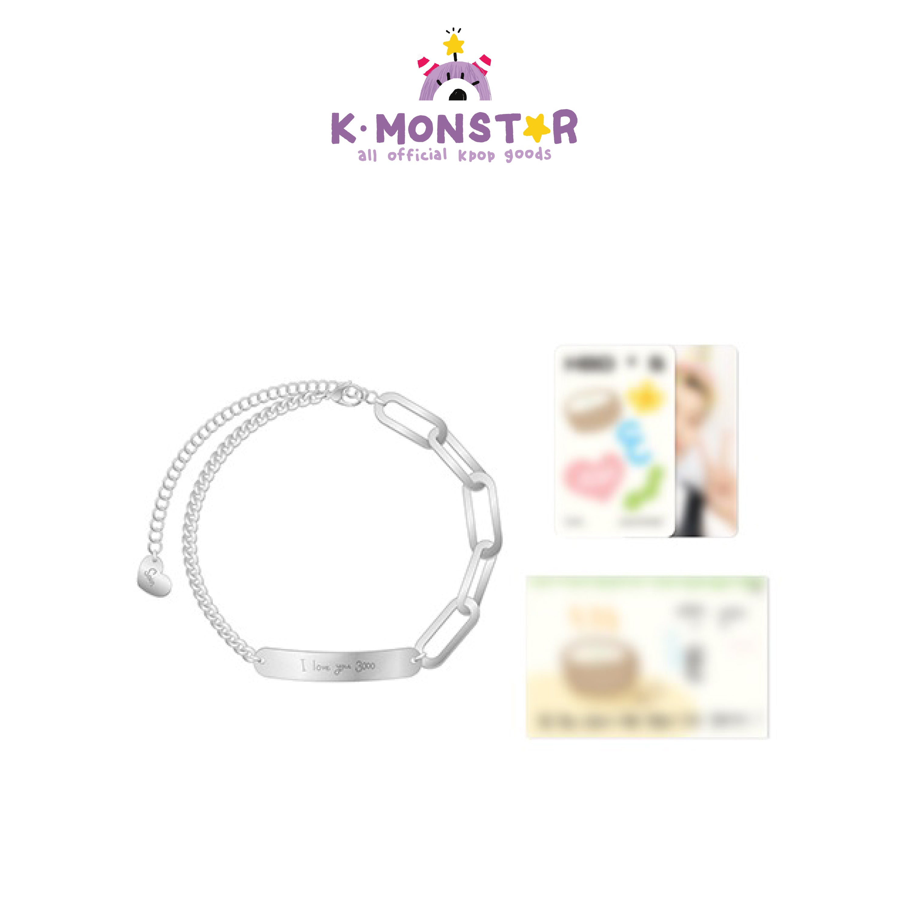 San Birthday Merch hot Bracelet with Photocard