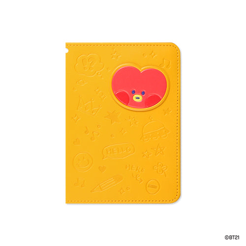 BT21 | minini | LEATHER PATCH PASSPORT COVER
