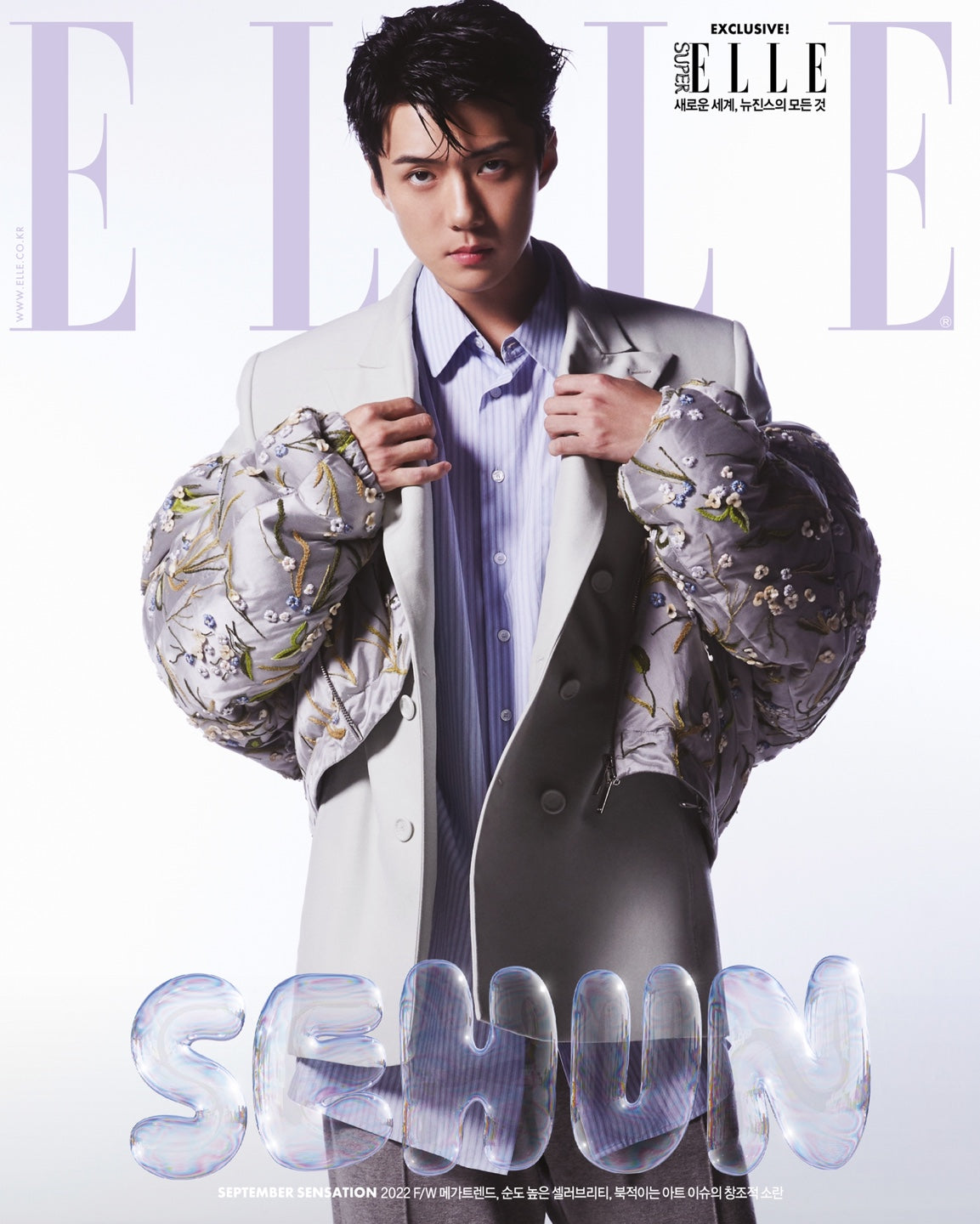 イジョンソク 韓国雑誌 ELLE 送料無料お手入れ要らず - 女性情報誌