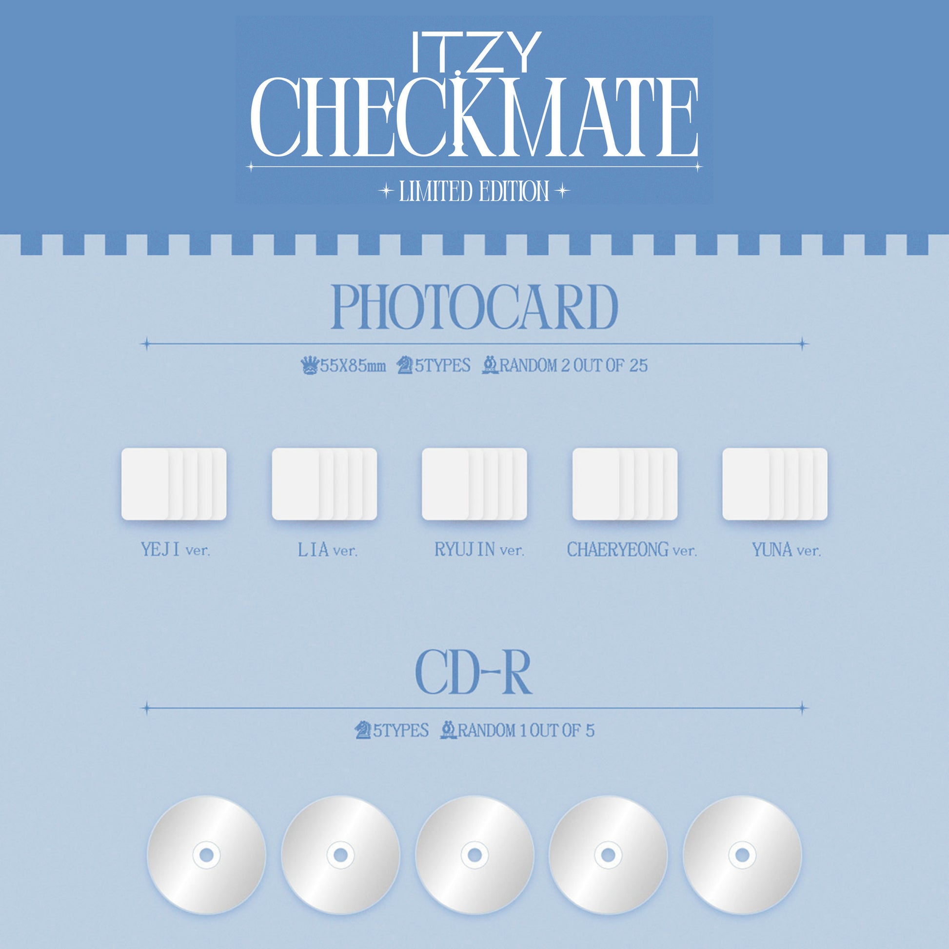 ITZY - CHECKMATE (STANDARD EDITION) - Random / with extra photo card