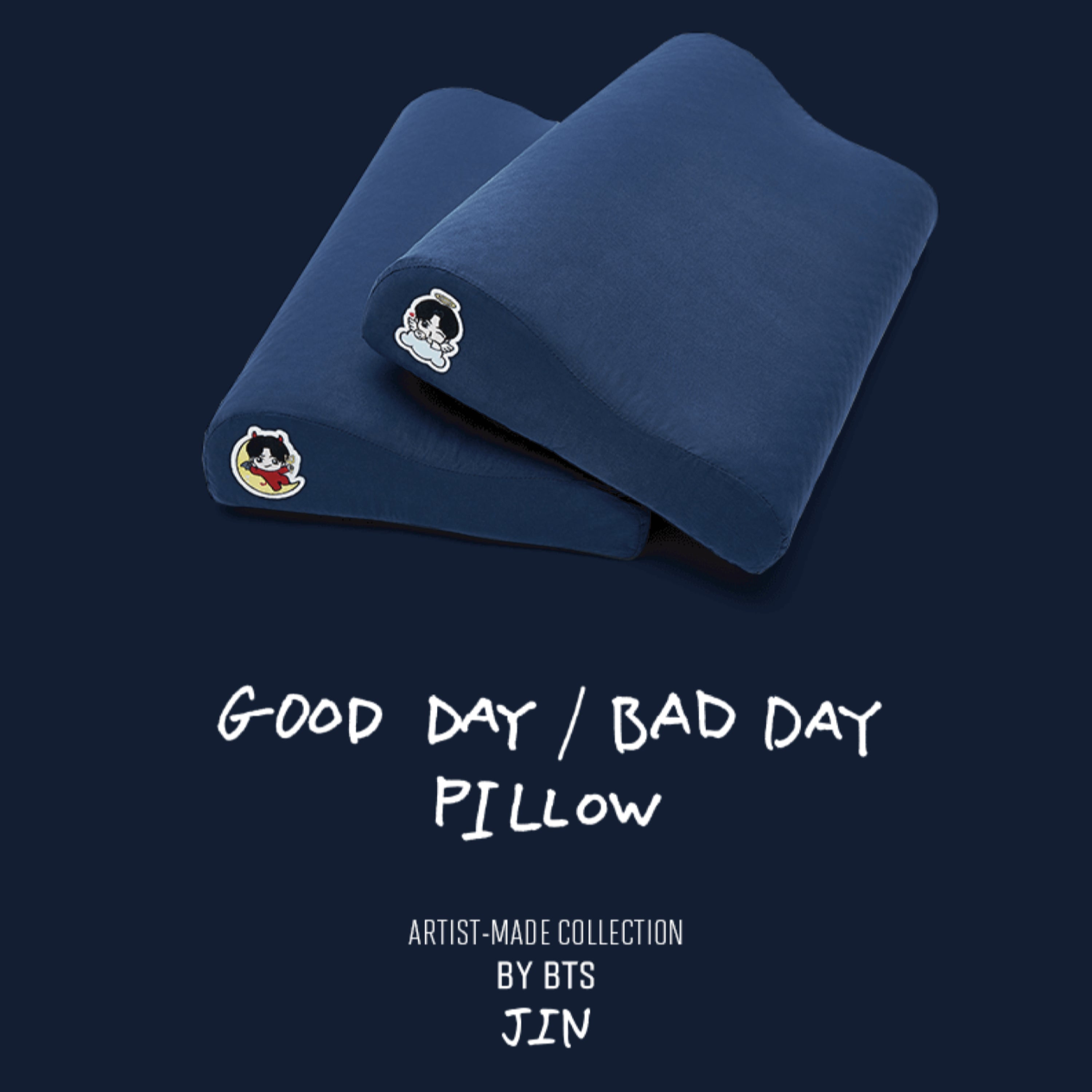 JIN PILLOW 枕 天使 GOOD DAY ARTIST-MADE ジン③ - タレントグッズ