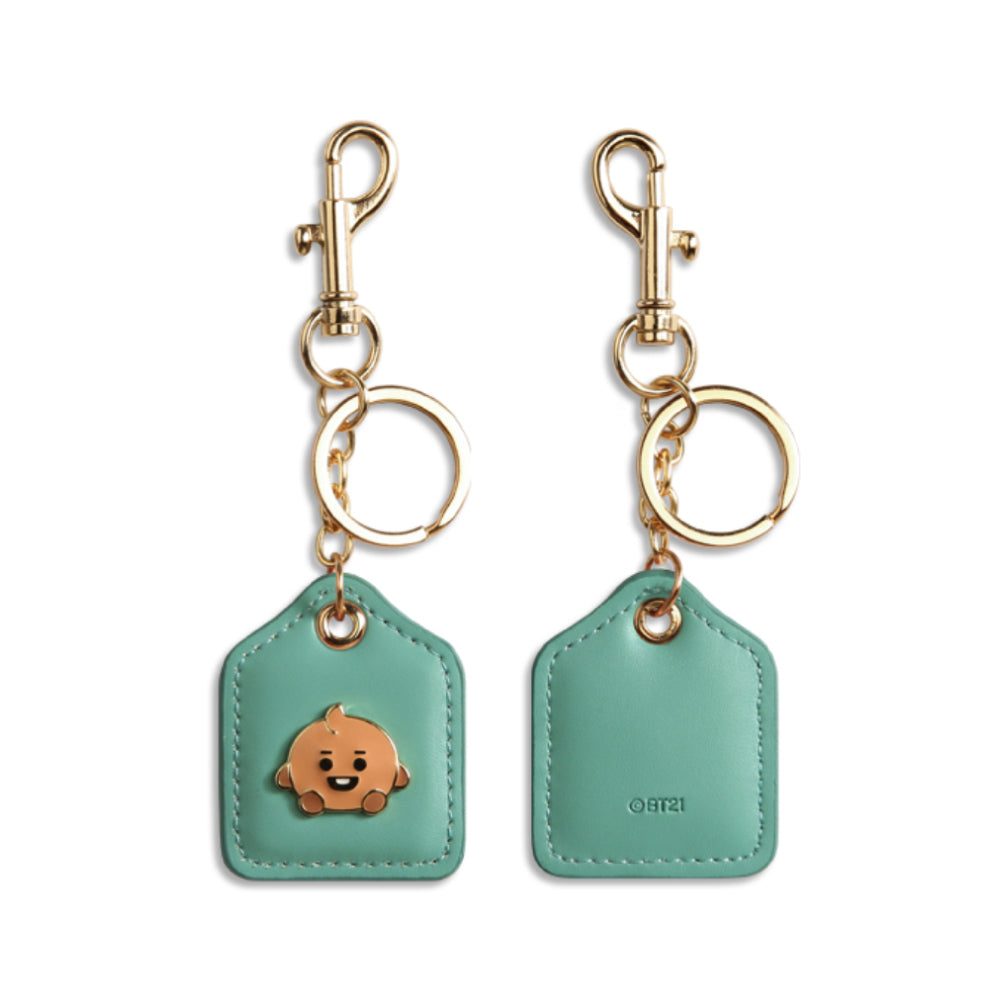 BT21 | BABY | LEATHER METAL KEYRING