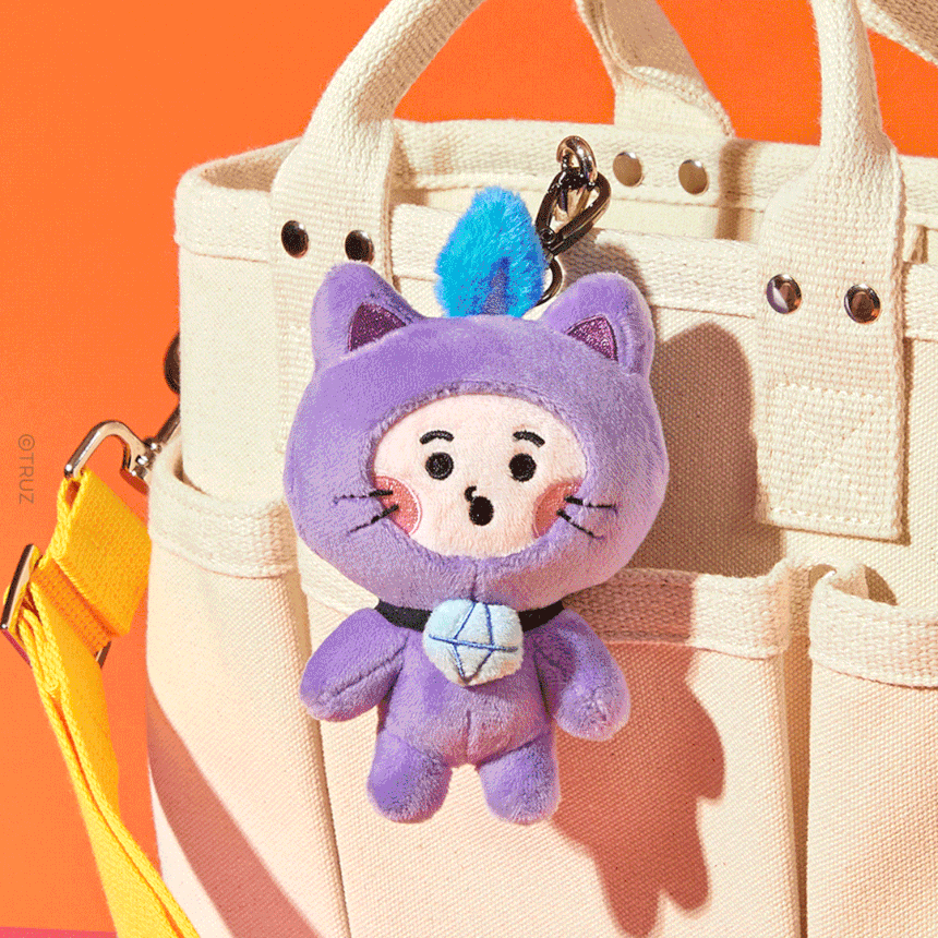 TRUZ Ruru minini Message Bag Charm Doll